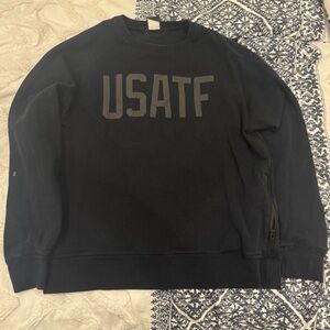 Nike USATF Track and Field Black Crew Neck Sweatshirt XL